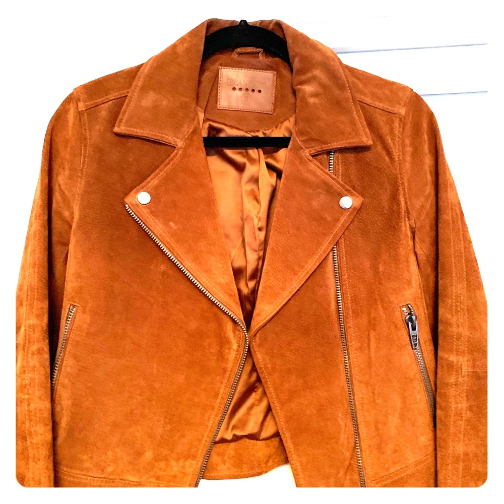 Blank suede jacket sz. s